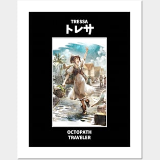 Tressa Octopath Traveler Posters and Art